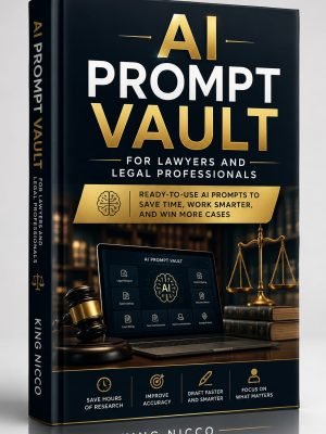 AI Prompt Vault for Lawyers and Legal Professionals