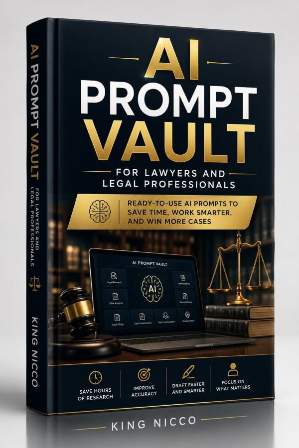 AI Prompt Vault for Lawyers and Legal Professionals